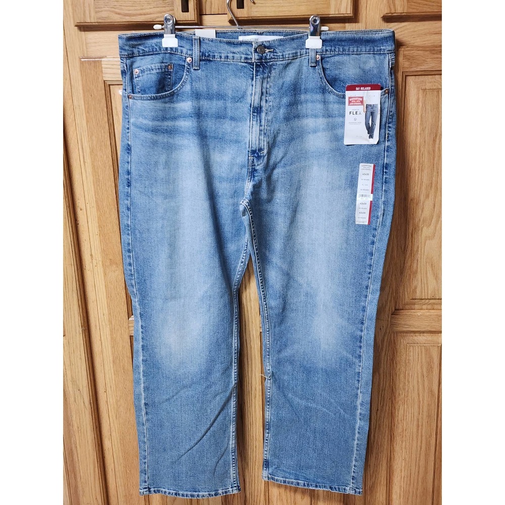 Levi's S61 Flex Relaxed Fit Jeans. Size 42x30. NWT
